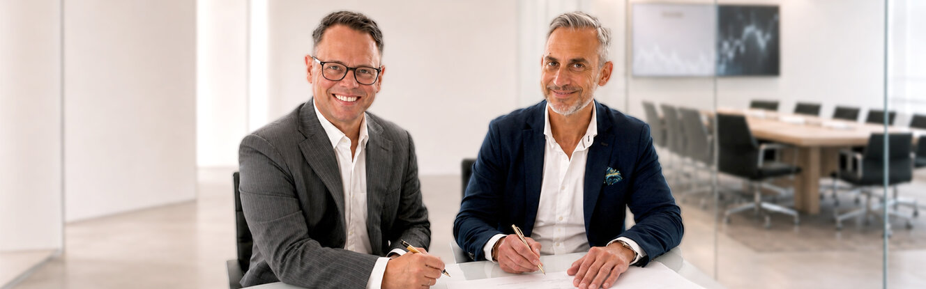 CorFactum Asset Management GmbH Geschäftsführer Daniel Jörg Hofmann und Sven Marc Schäffner